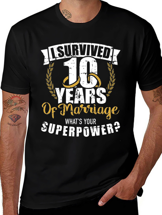 I Survived 10 Years Anniversary T-Shirt