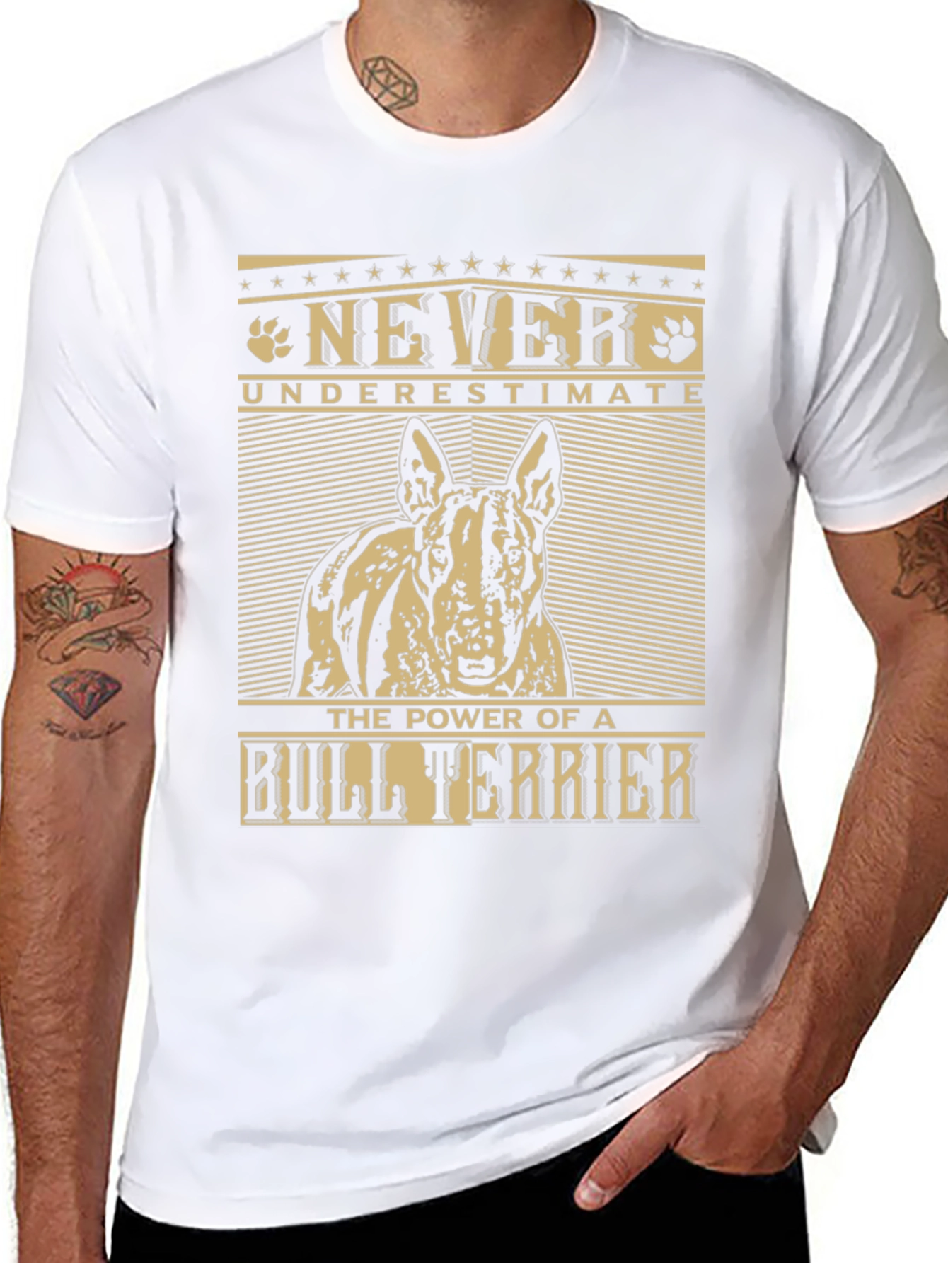 Bull Terrier T-Shirt: Never Underestimate the Power