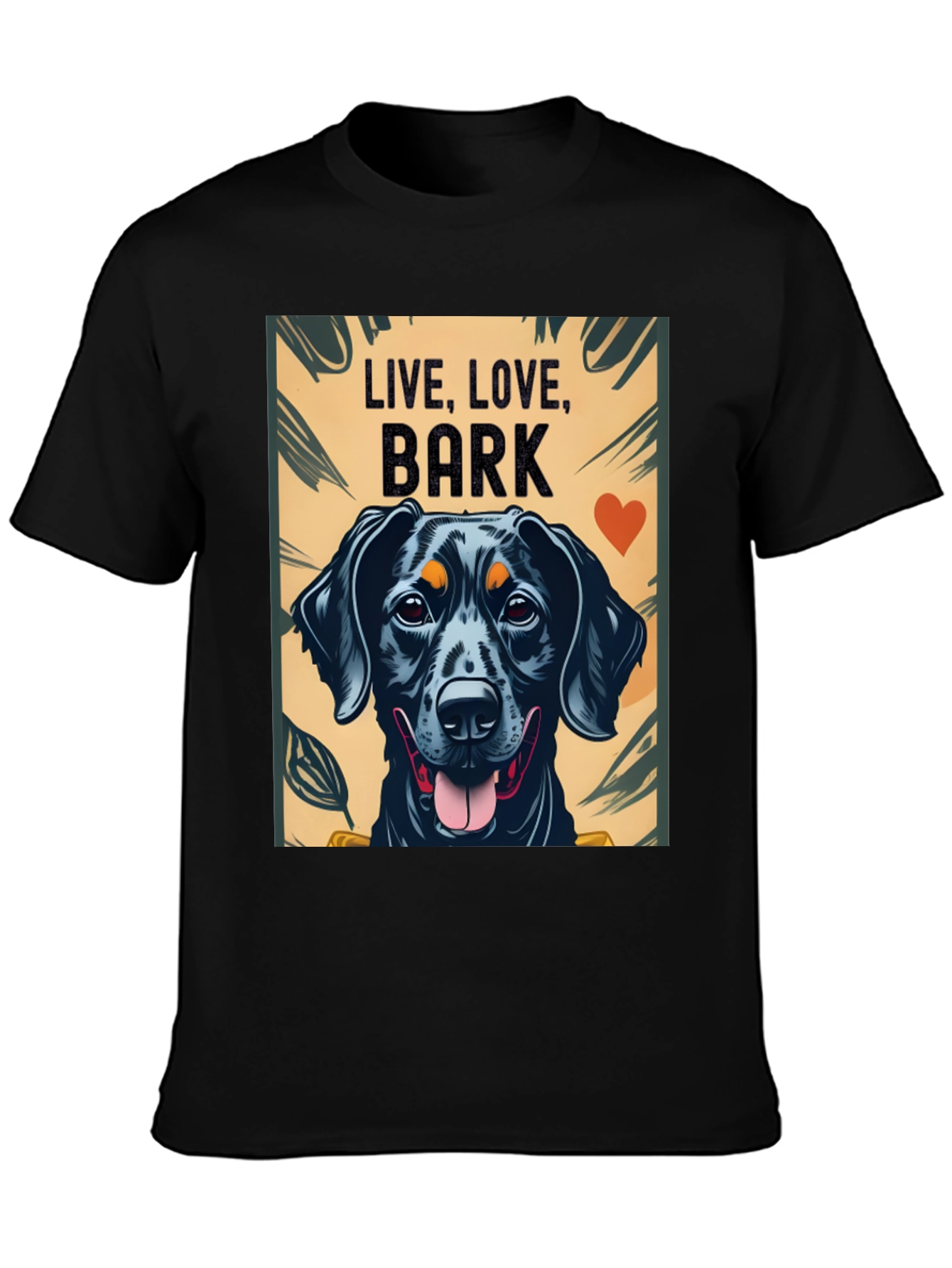 Live Love Bark Dog Graphic Tee