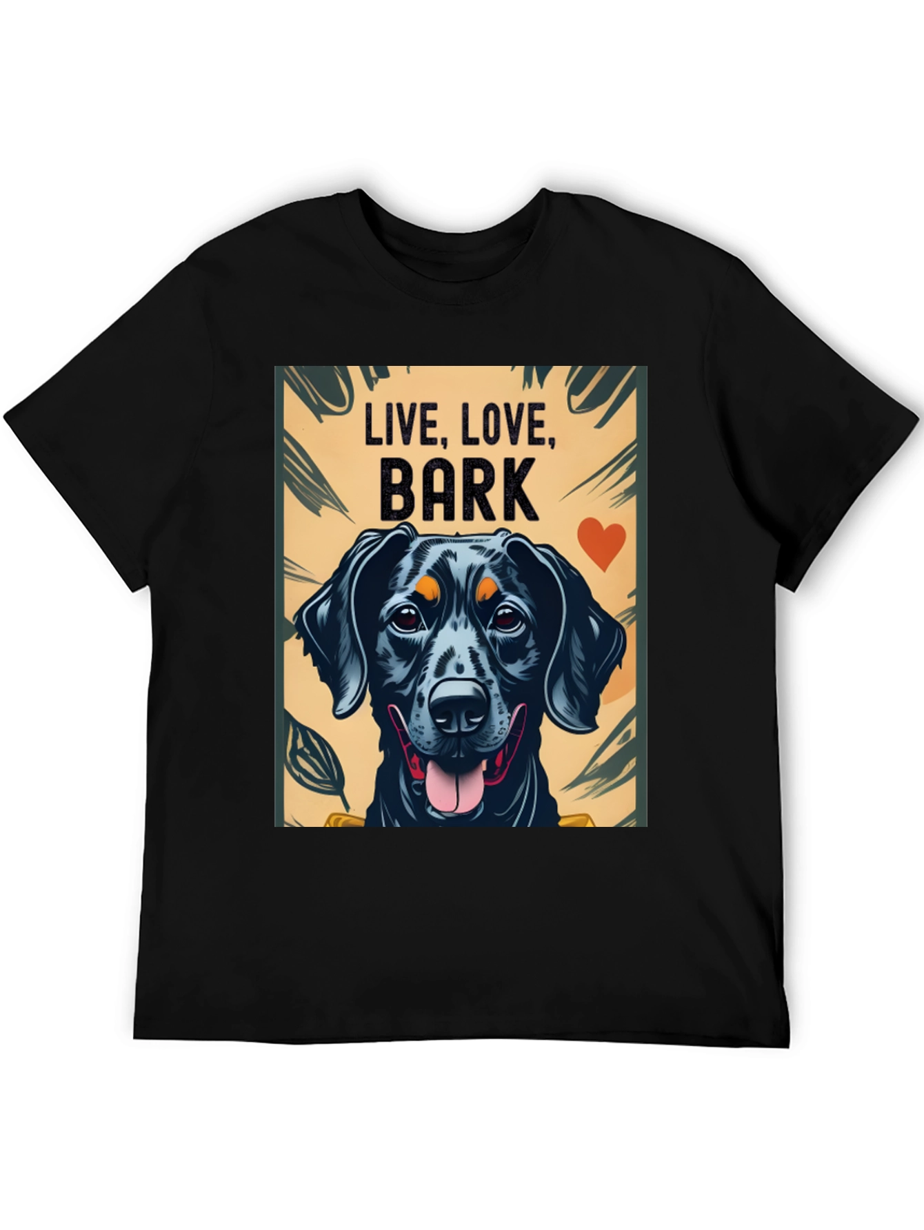 Live Love Bark Dog Graphic Tee