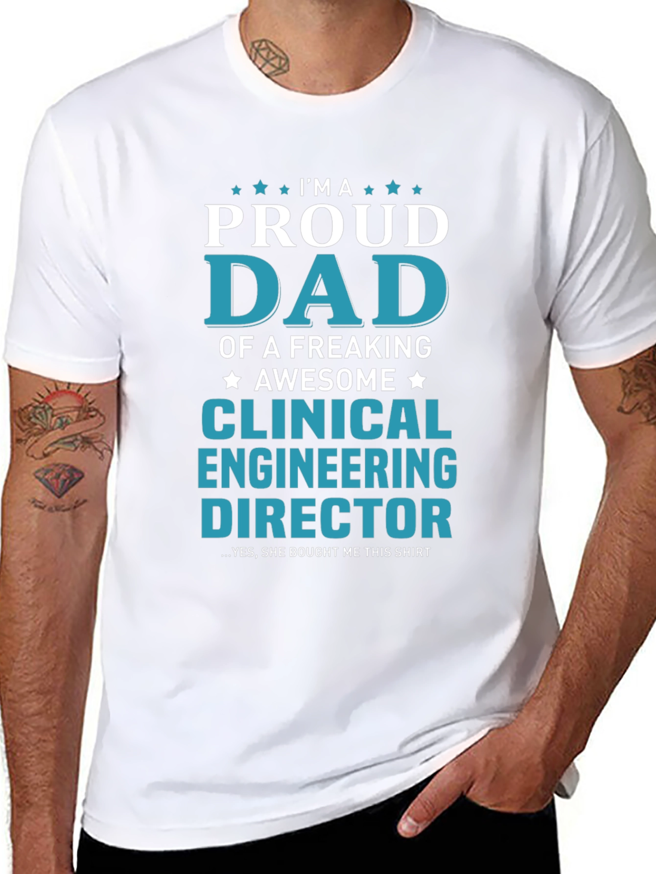 Proud Dad Clinical Engineering Director T-Shirt