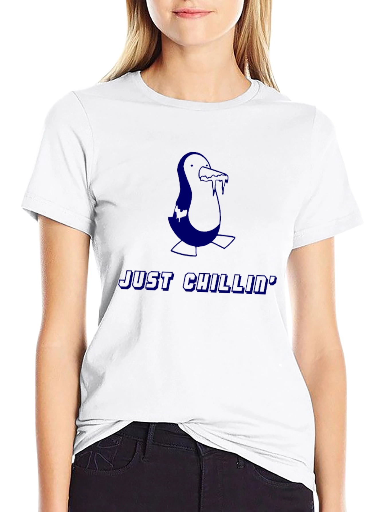 Just Chillin Penguin Tee - Cool & Comfortable