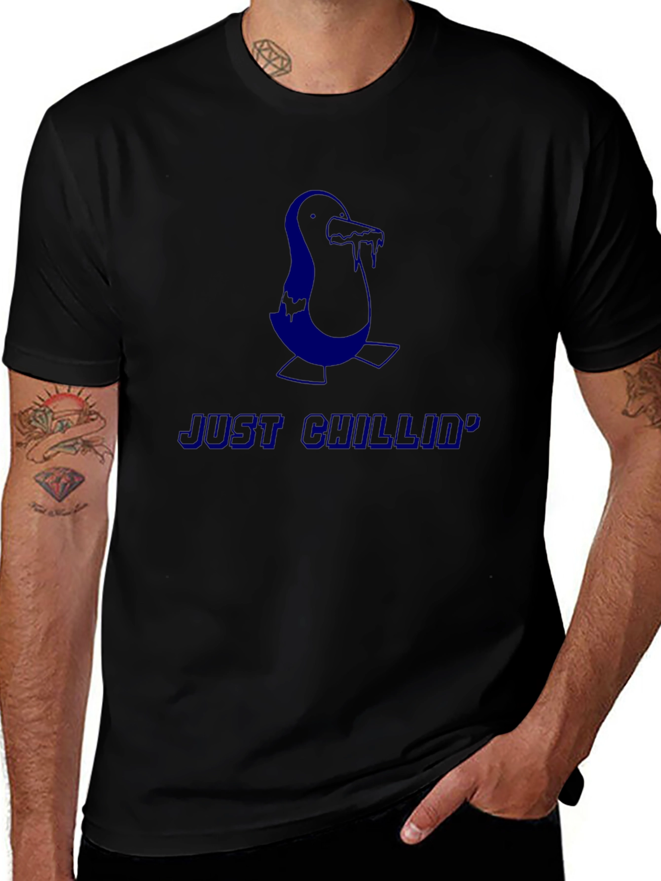 Just Chillin Penguin Tee - Cool & Comfortable