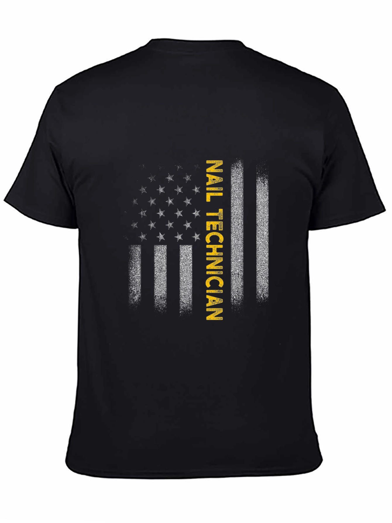 Nail Technician American Flag T-Shirt
