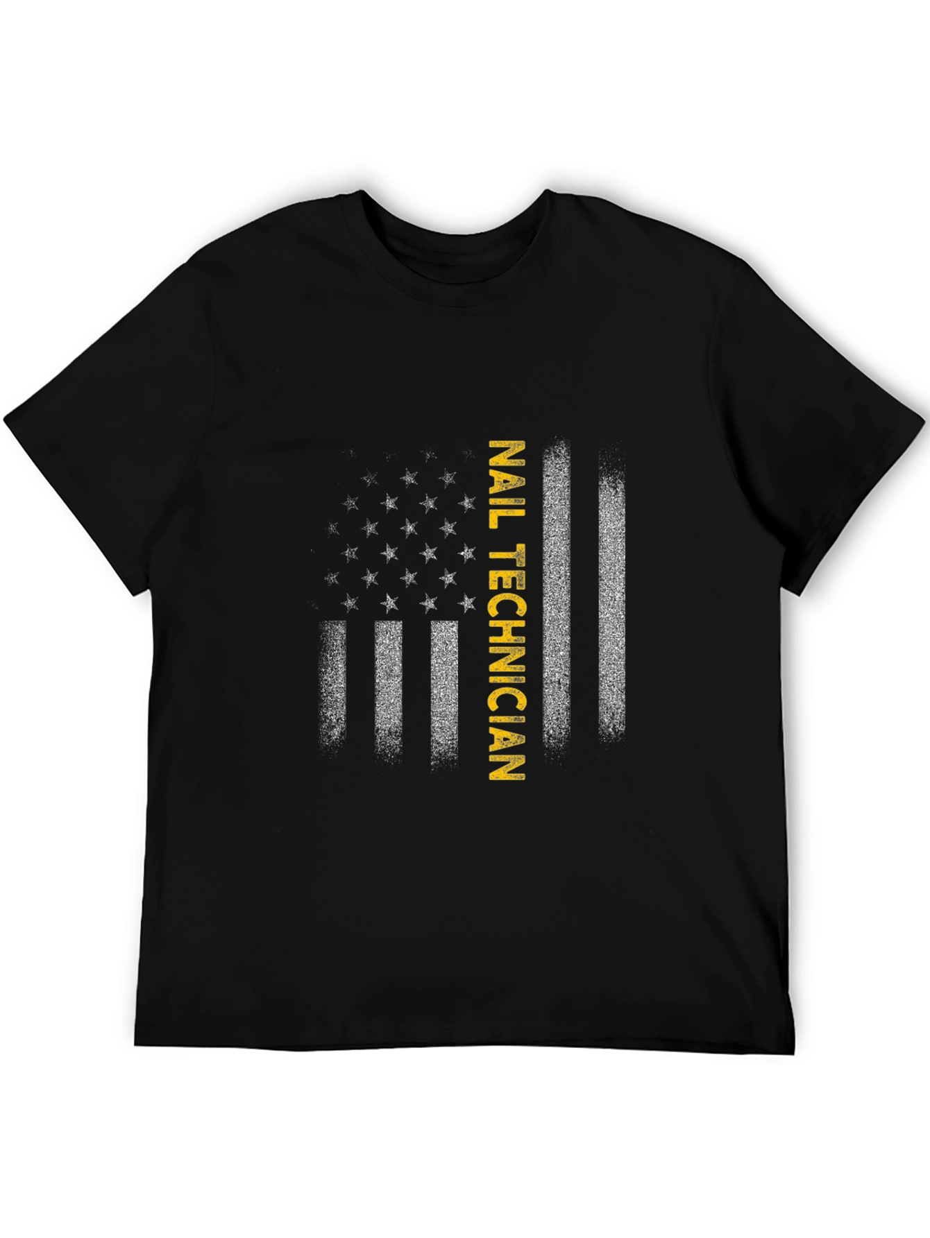Nail Technician American Flag T-Shirt