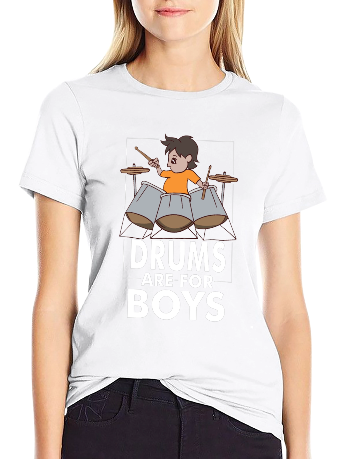 Drums Are For Boys T-Shirt