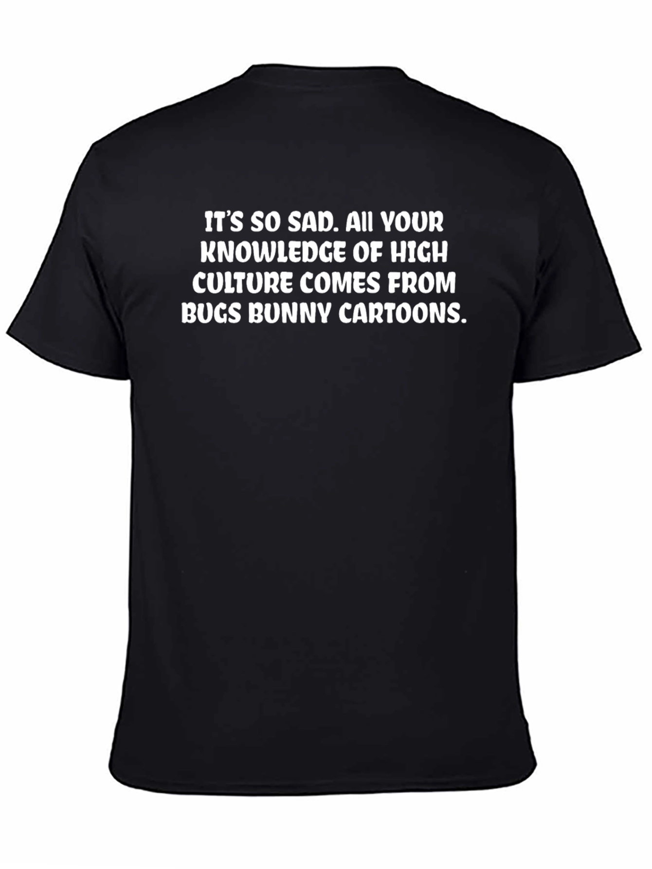 Funny Bugs Bunny Cartoon High Culture T-Shirt