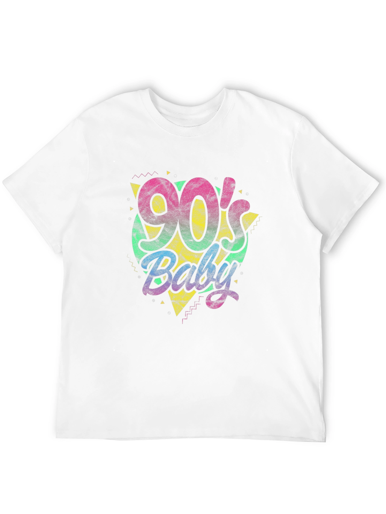 90s Baby Graphic Tee - Retro Style Black T-Shirt