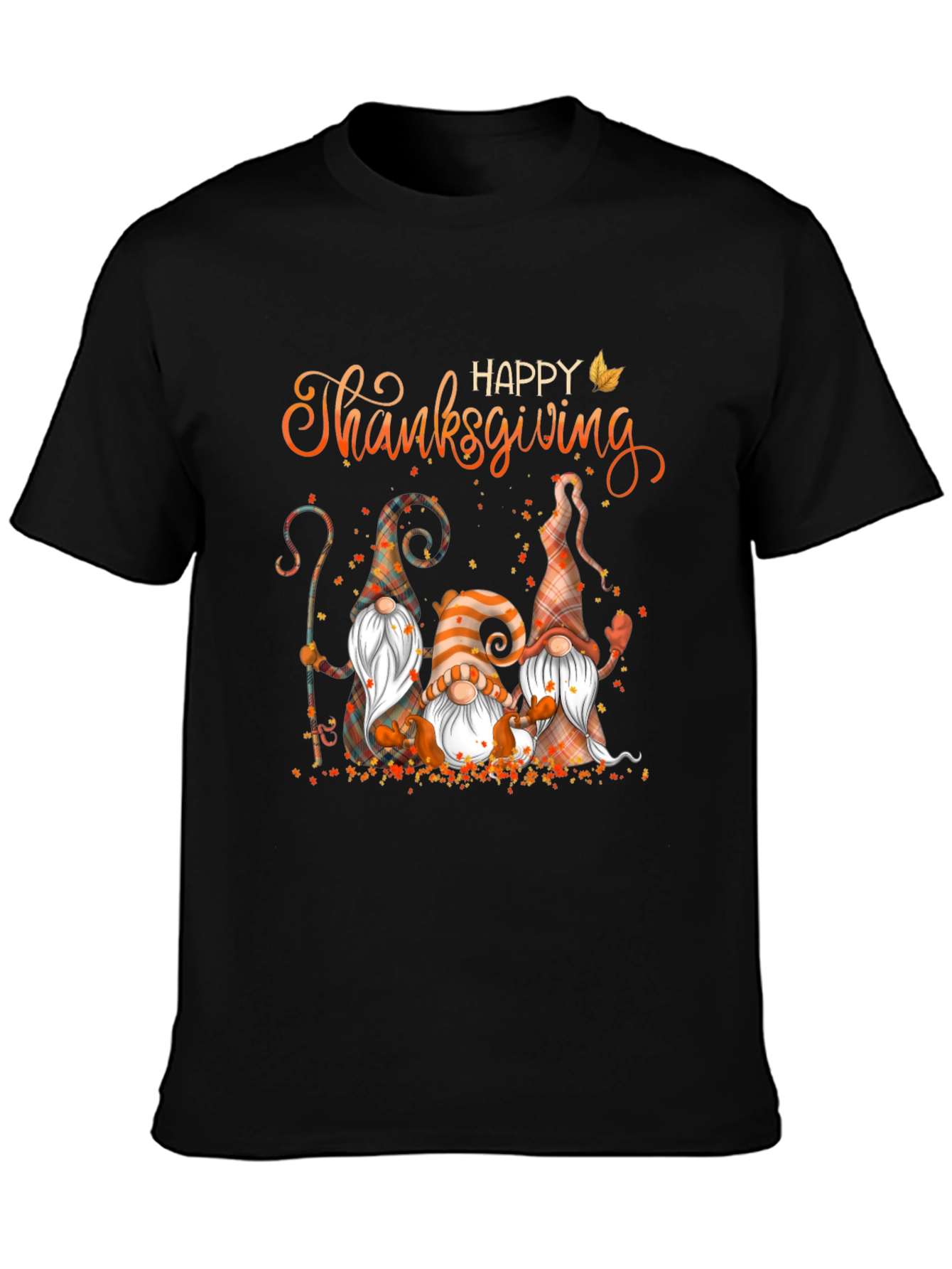 Happy Thanksgiving Gnomes Graphic T-Shirt