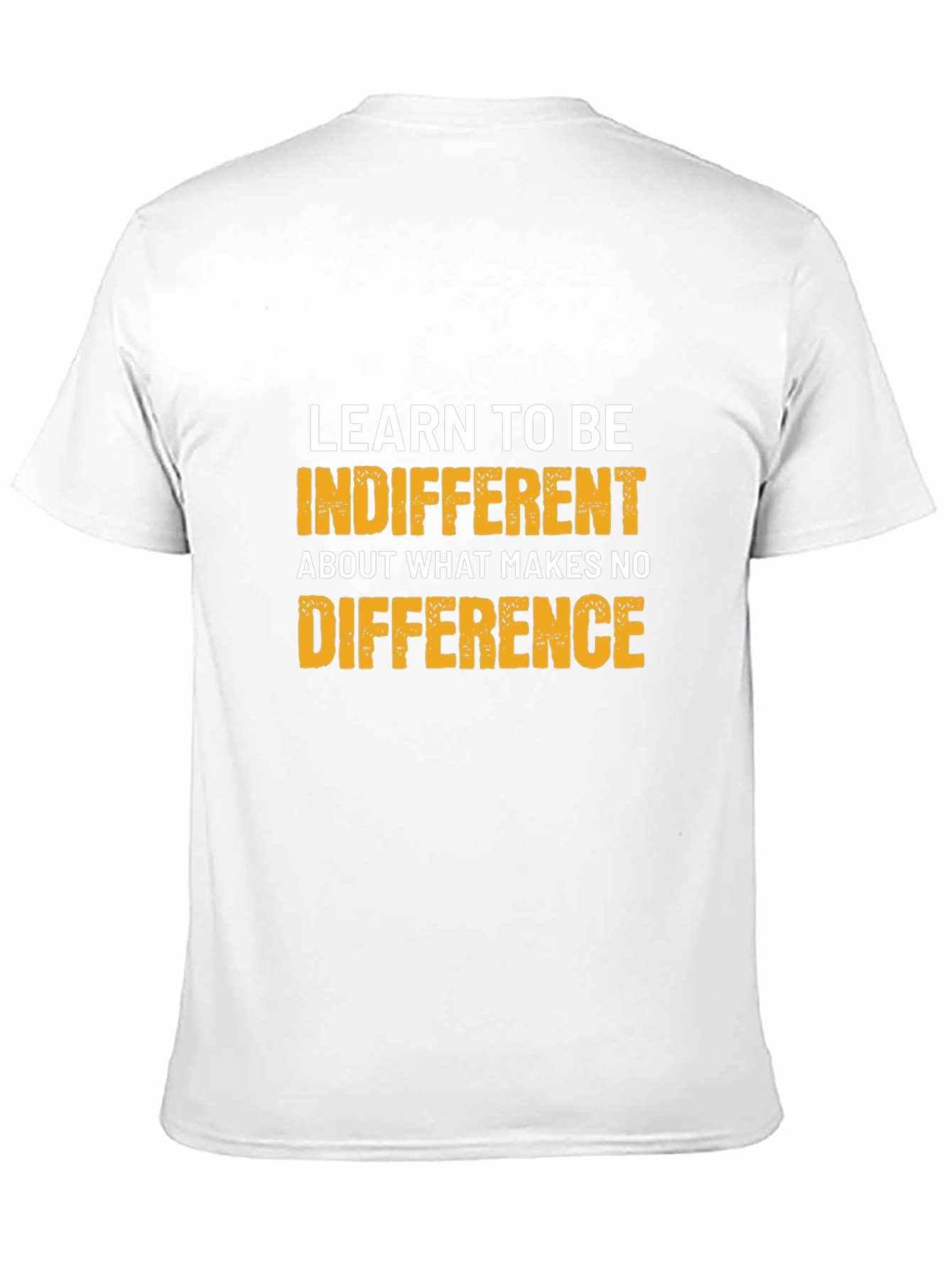 Indifferent Tee: Motivational Graphic T-Shirt