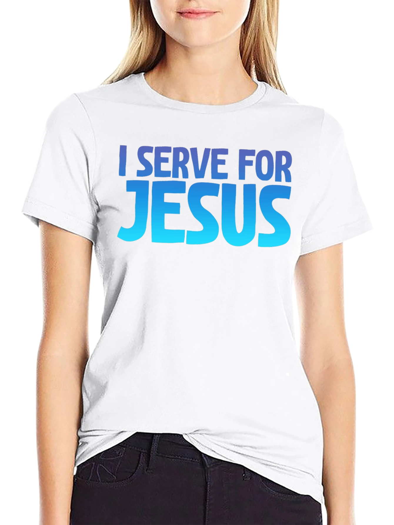 I Serve For Jesus T-Shirt - Christian Apparel