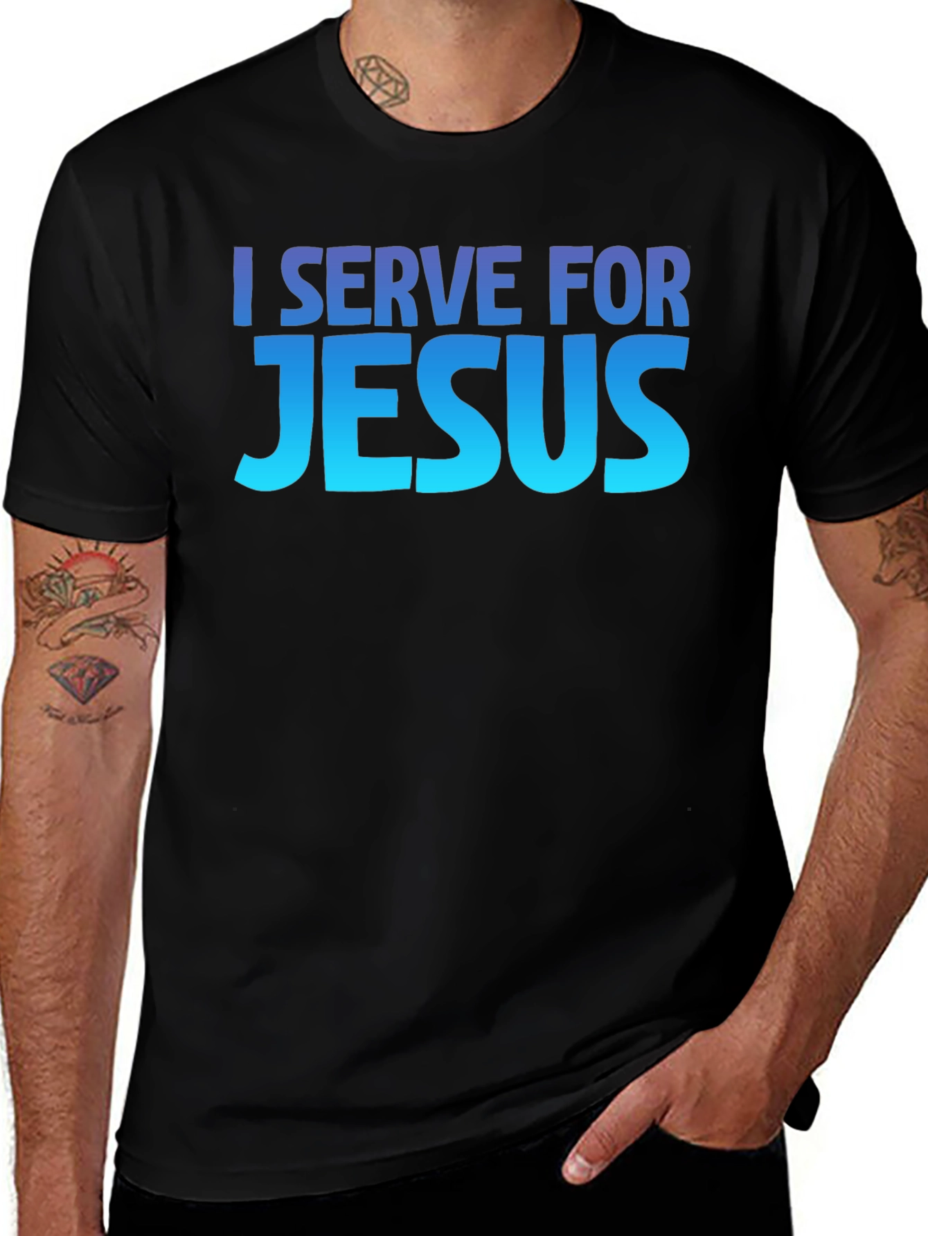 I Serve For Jesus T-Shirt - Christian Apparel