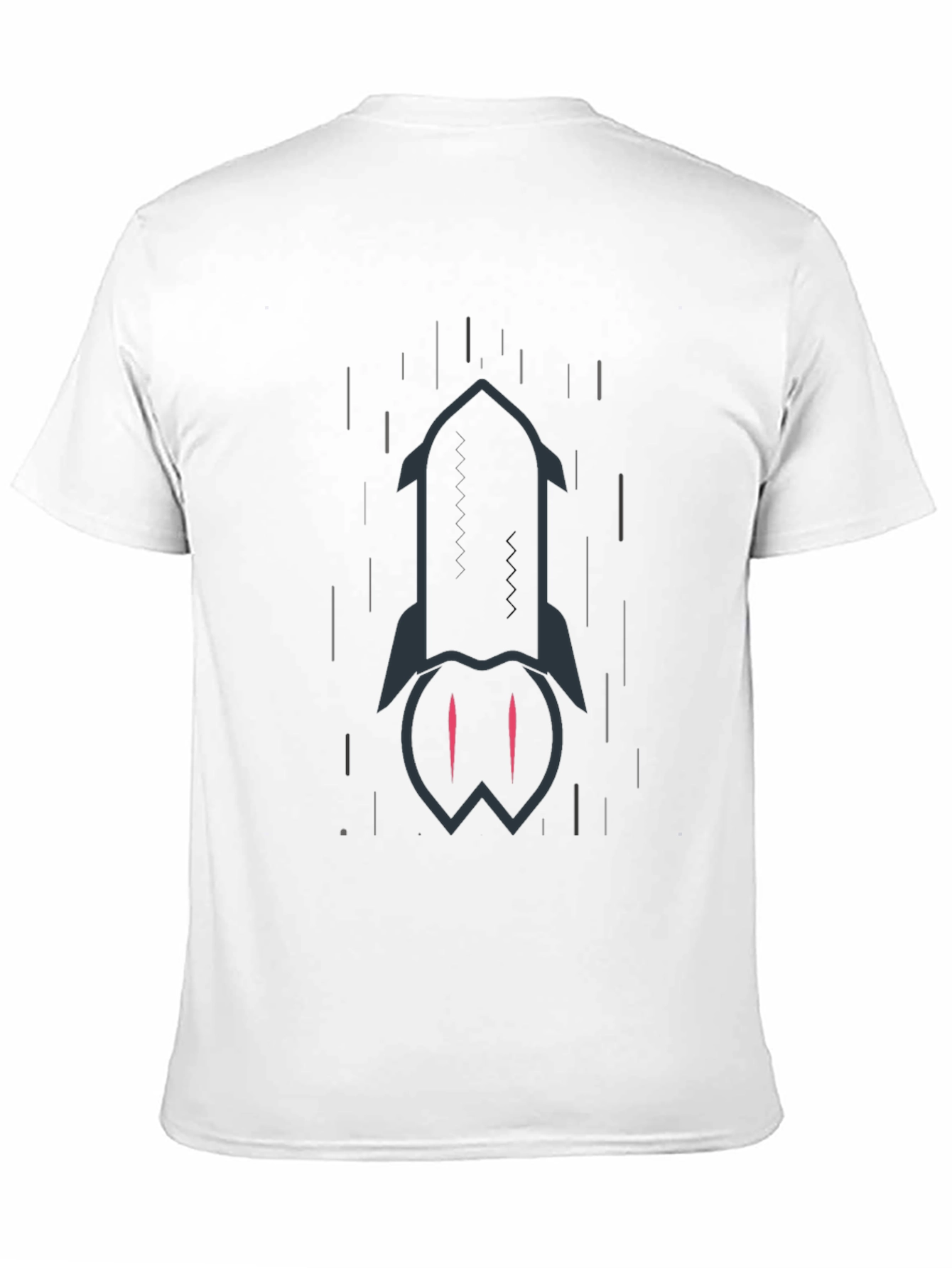 Rocket Graphic Black T-Shirt