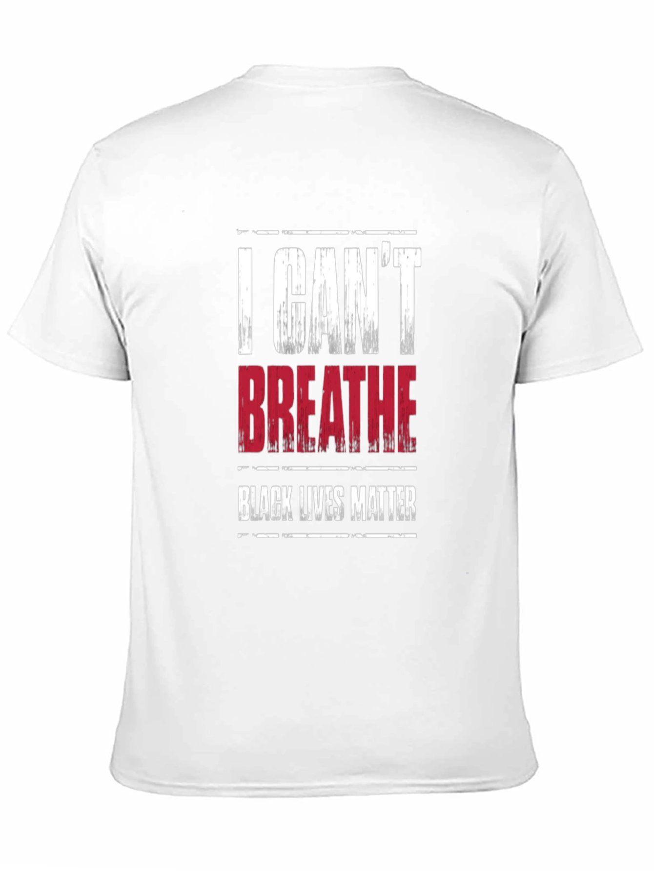 I Cant Breathe Black Lives Matter Graphic T-Shirt