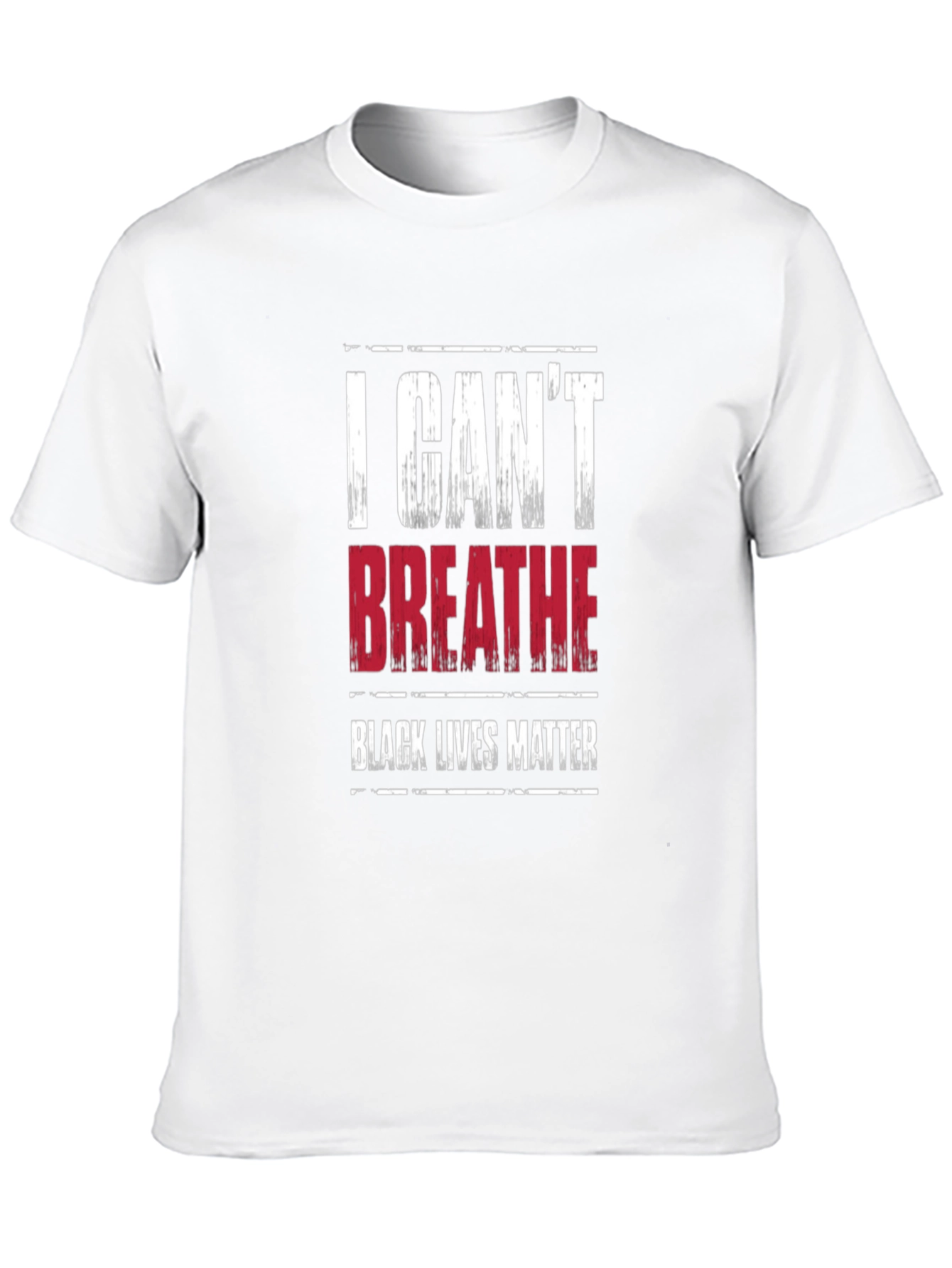 I Cant Breathe Black Lives Matter Graphic T-Shirt