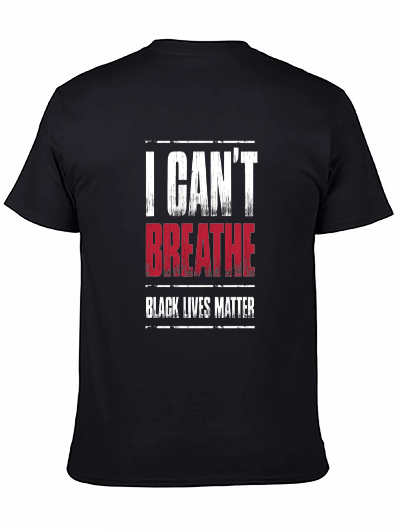 I Cant Breathe Black Lives Matter Graphic T-Shirt