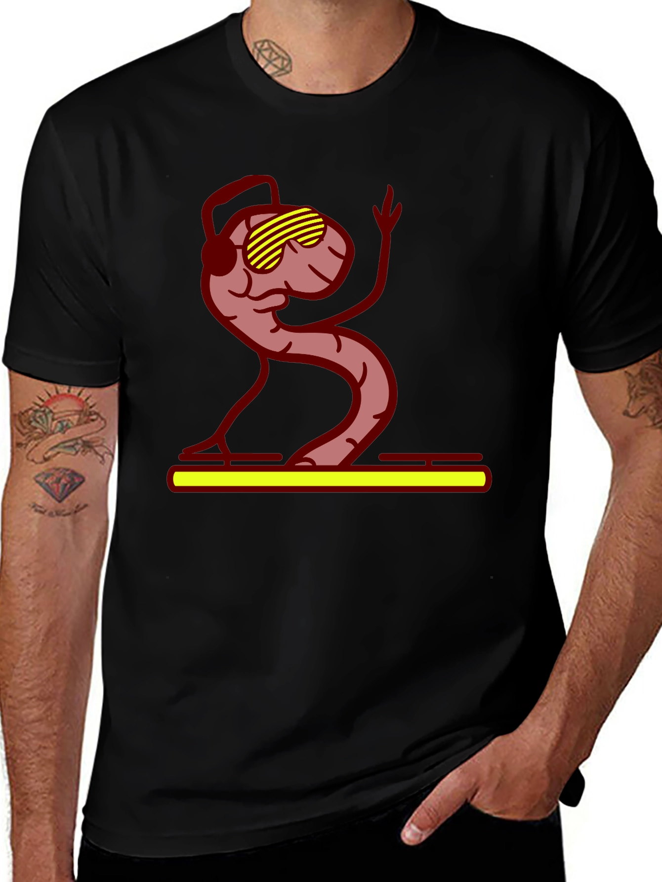 DJ Worm Graphic Tee