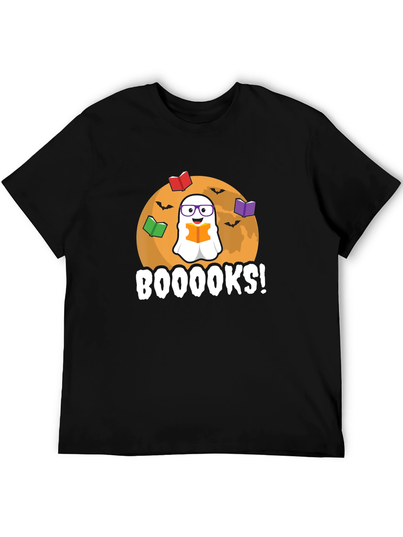Booooks! Halloween Ghost T-Shirt