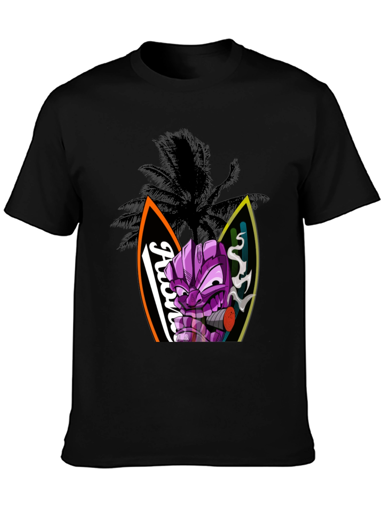 Aloha Tiki Graphic Tee - Island Vibes