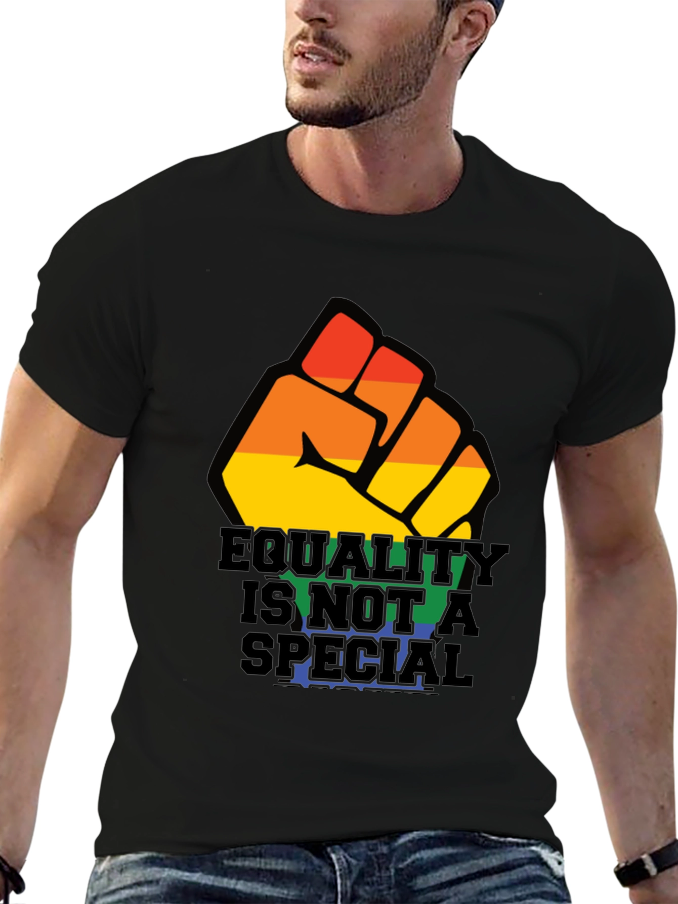 Equality Fist Graphic Tee - LGBTQ+ Pride Shirt