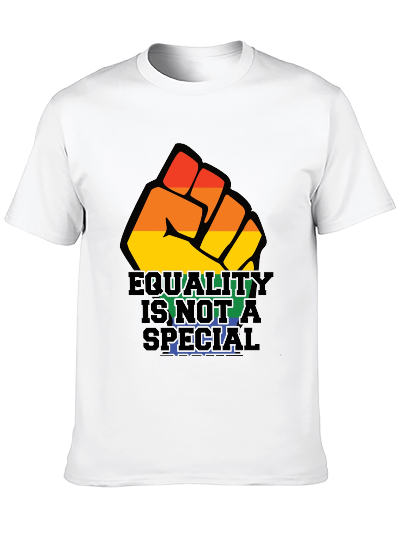 Equality Fist Graphic Tee - LGBTQ+ Pride Shirt