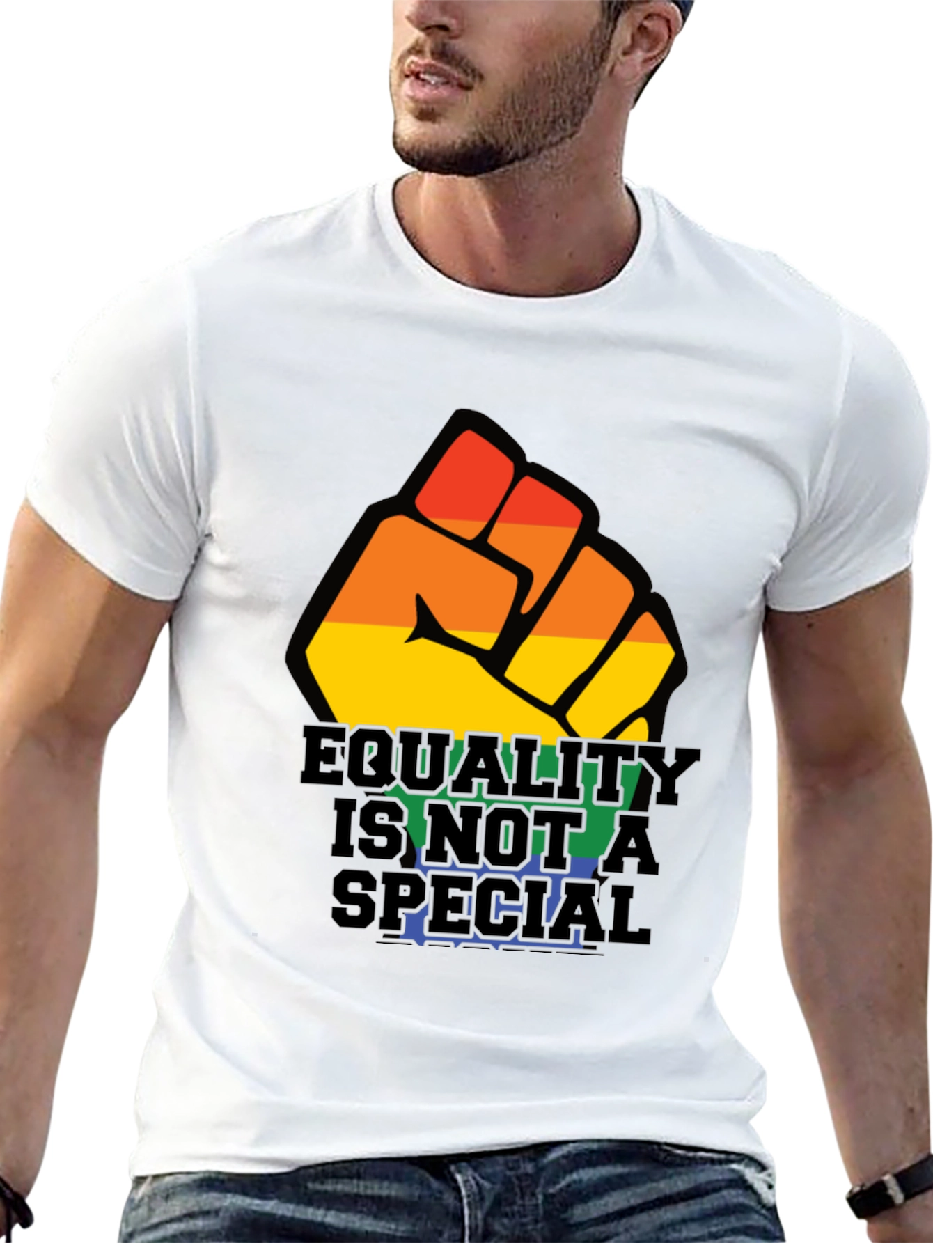 Equality Fist Graphic Tee - LGBTQ+ Pride Shirt