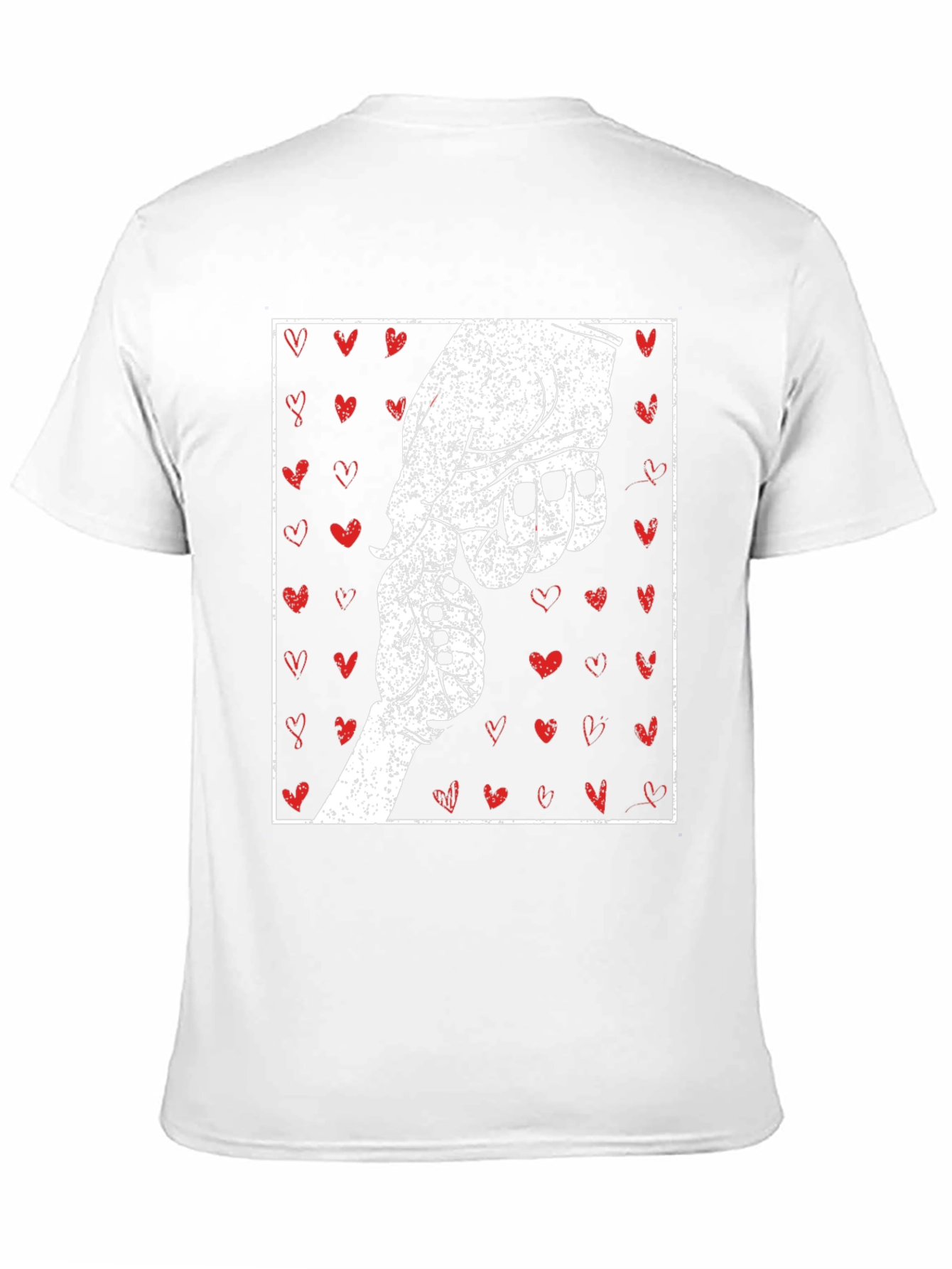 Father Son Hand Heart Graphic T-Shirt