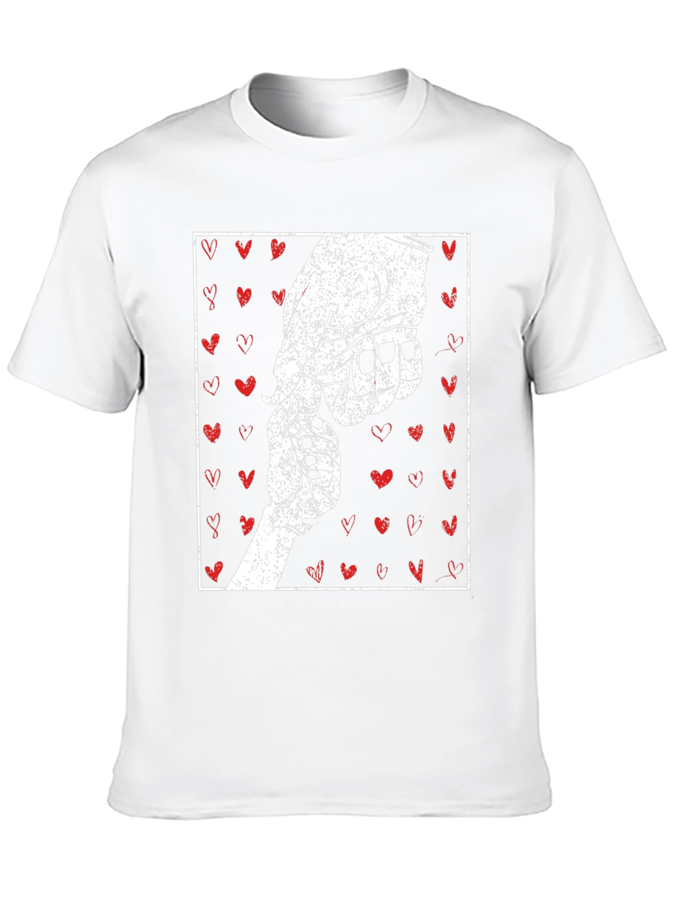 Father Son Hand Heart Graphic T-Shirt