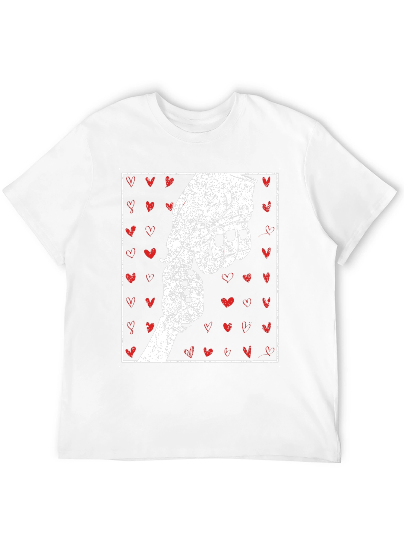 Father Son Hand Heart Graphic T-Shirt