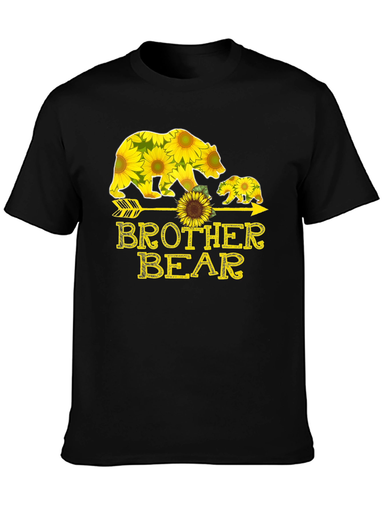 Brother Bear Sunflower Graphic T-Shirt