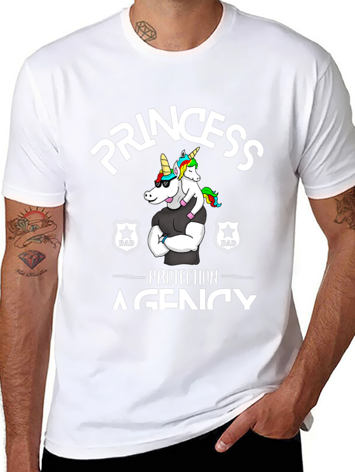 Princess Protection Agency Dad T-Shirt