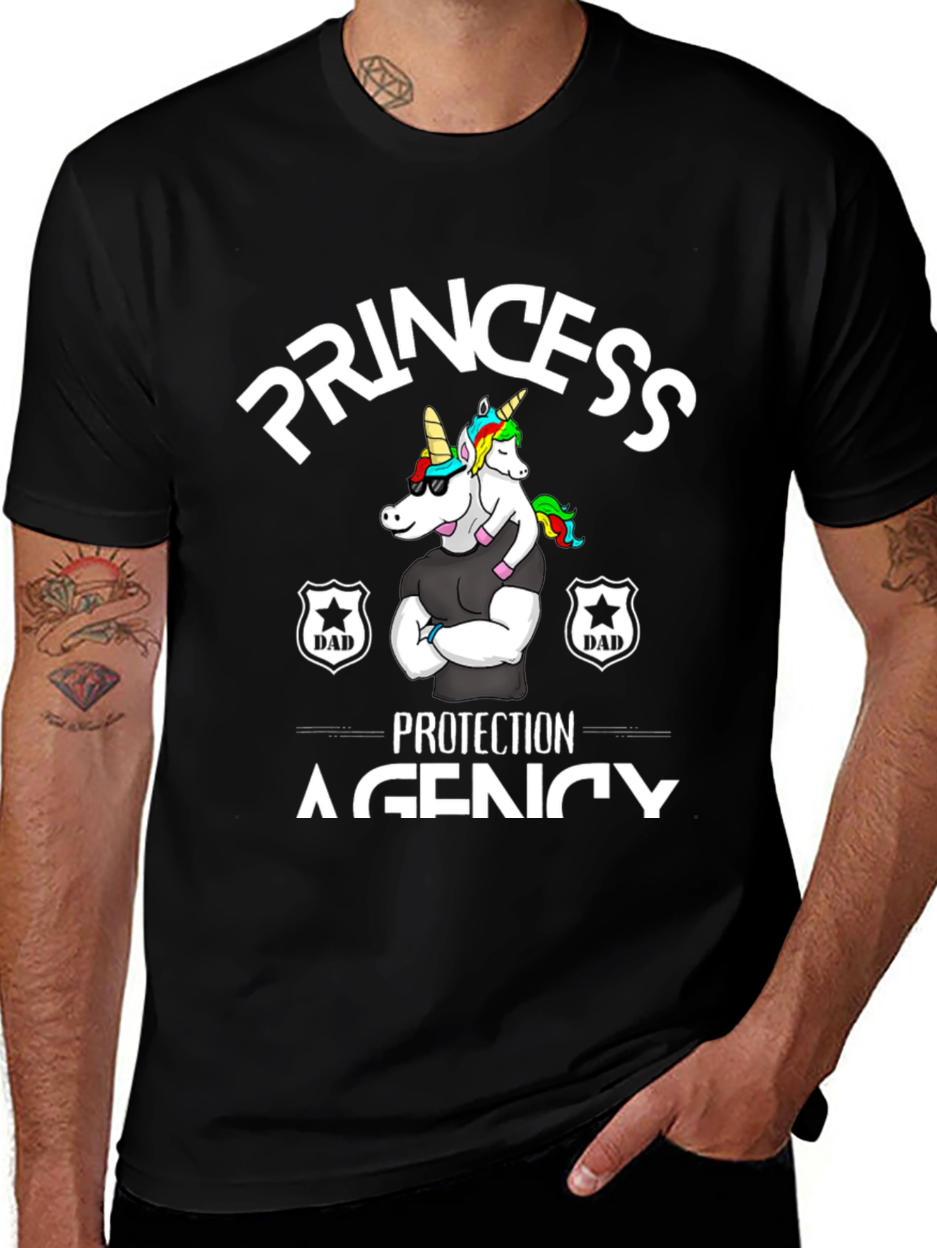 Princess Protection Agency Dad T-Shirt