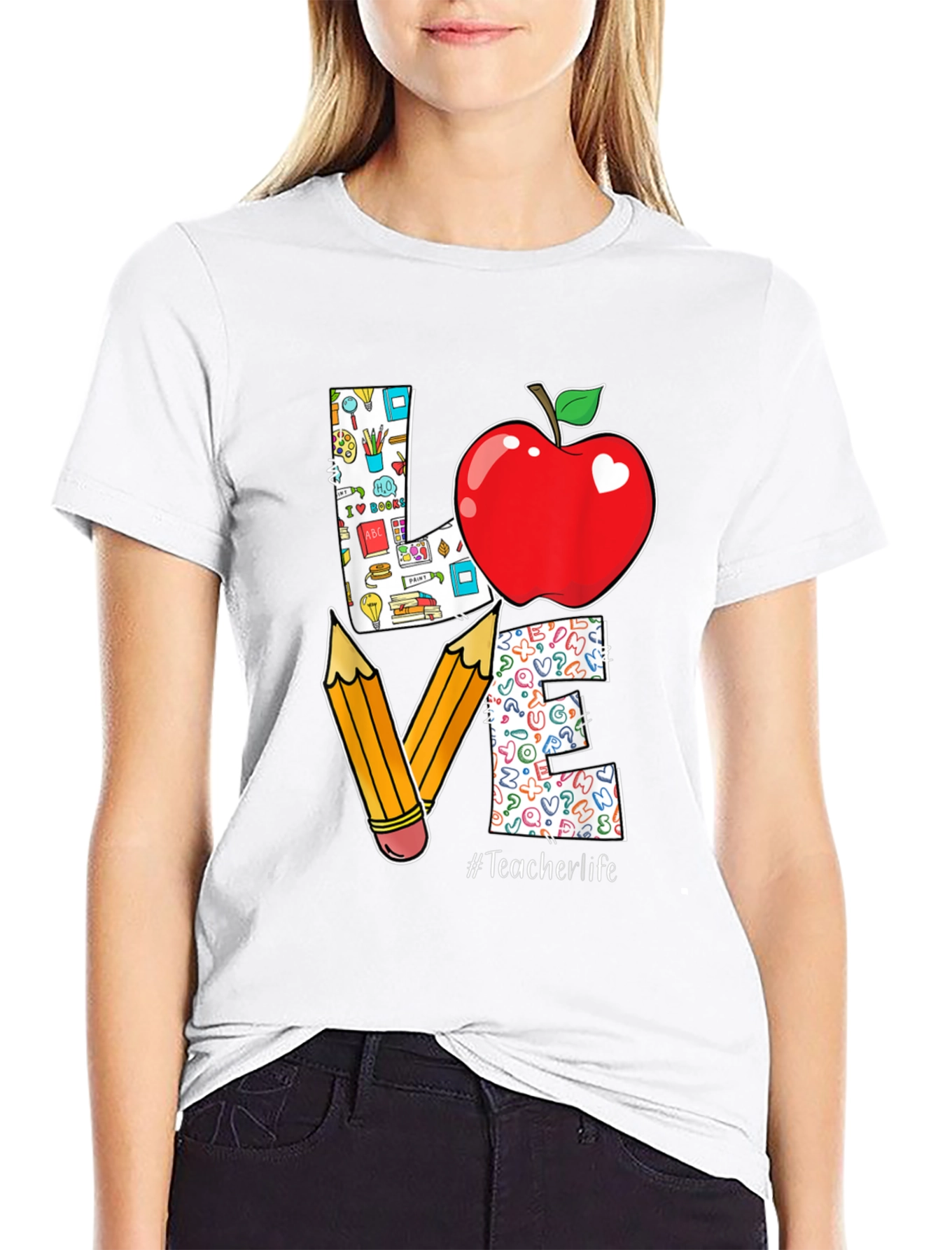 Teacher Life T-Shirt - LOVE Design