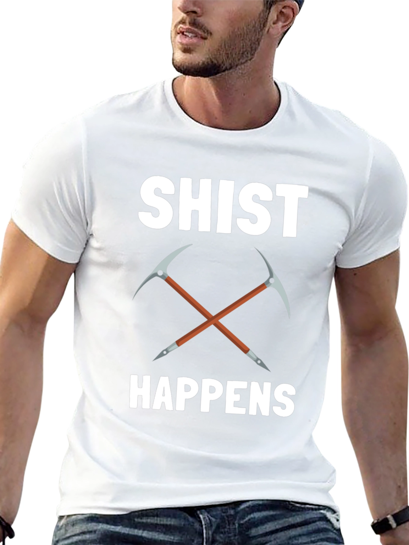 Shist Happens T-Shirt Rock Geology Pun