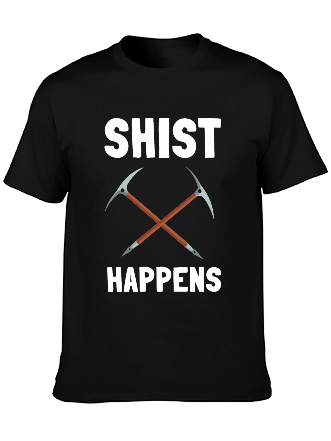 Shist Happens T-Shirt Rock Geology Pun