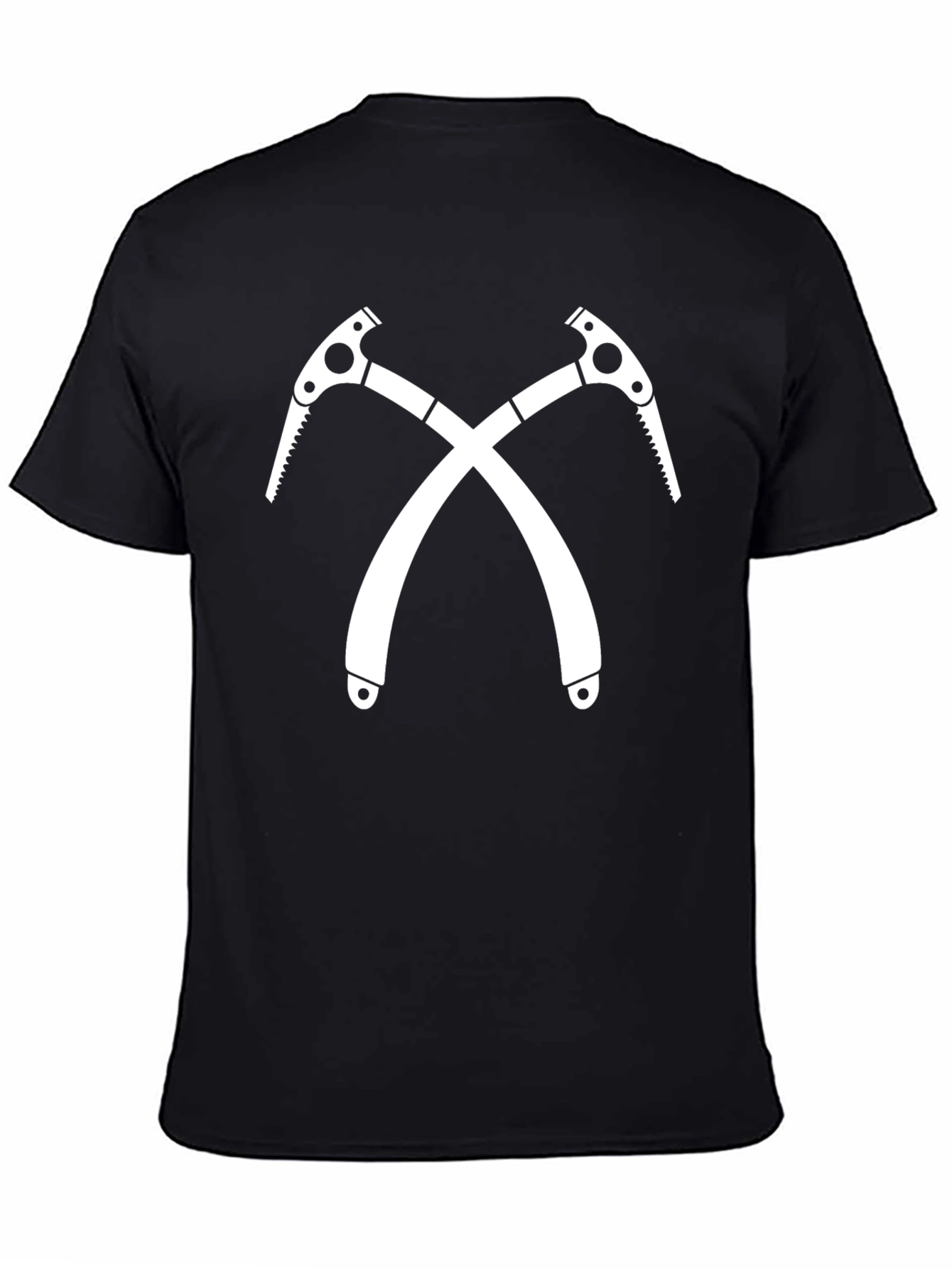 Crossed Ice Axes Black T-Shirt