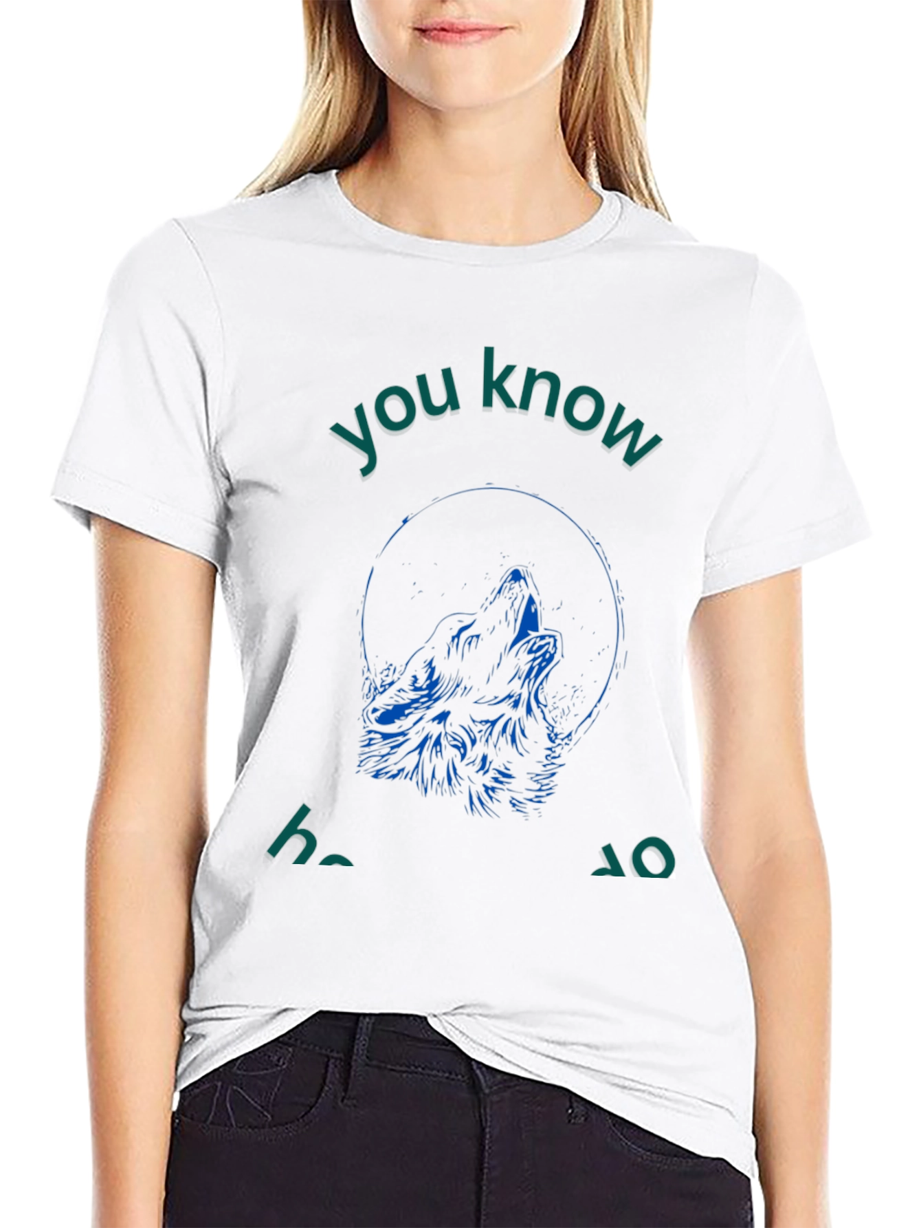 Wolf Howl Graphic Tee - Mens Black T-Shirt