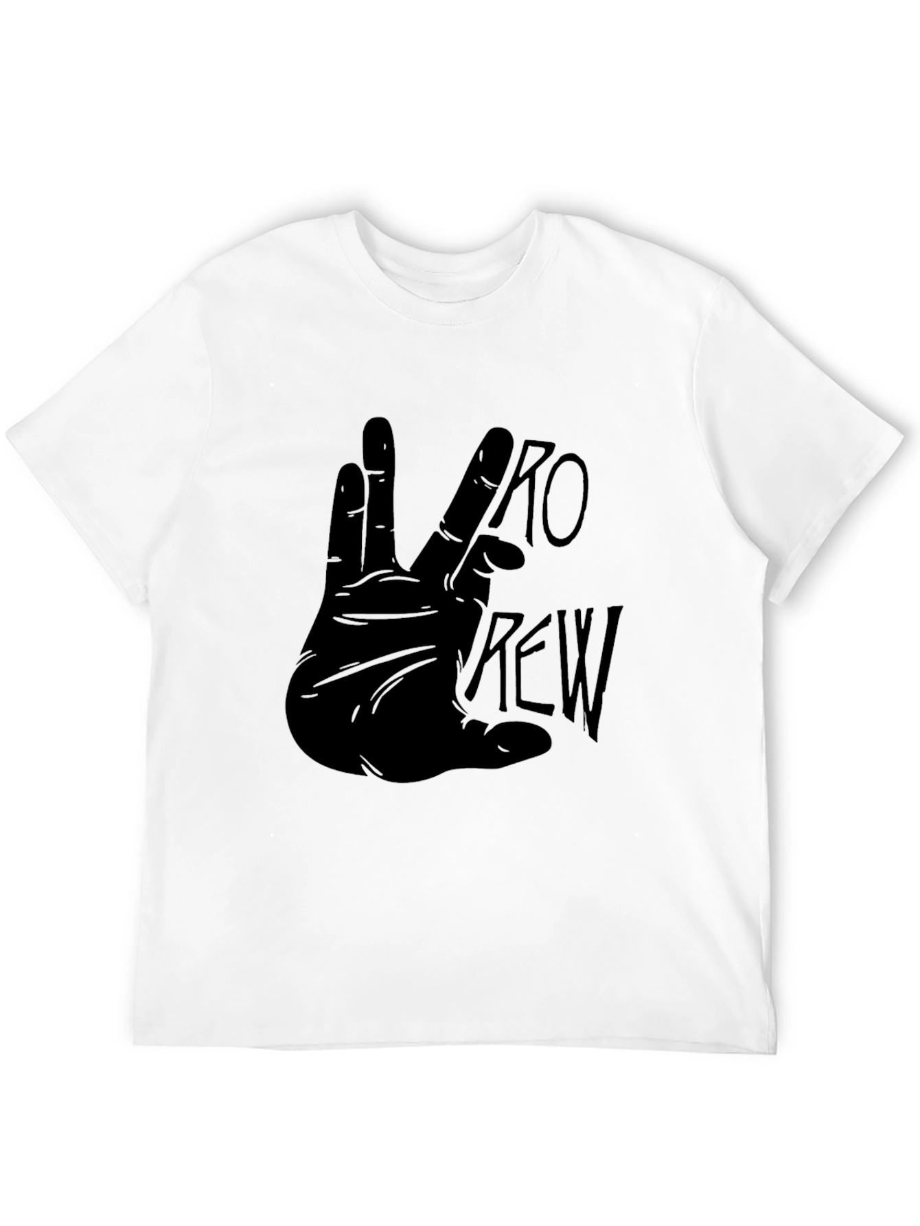 Pro Crew Hand Gesture Black T-Shirt