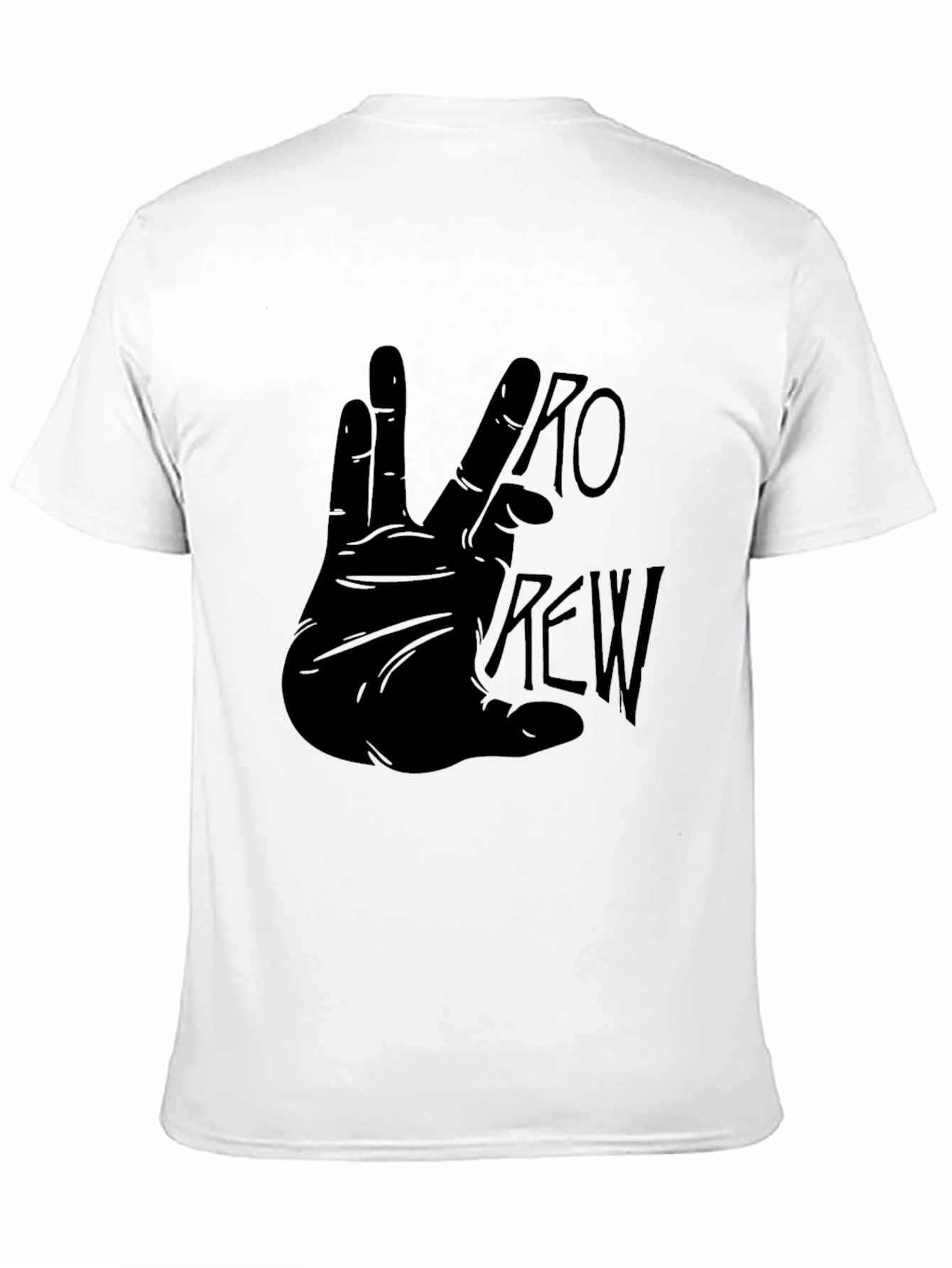 Pro Crew Hand Gesture Black T-Shirt