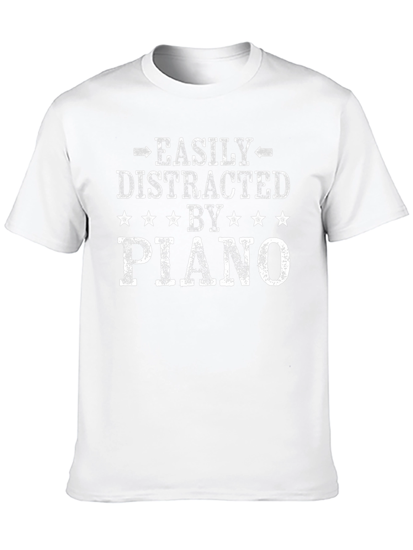 Easily Distracted By Piano T-Shirt - Musician Tee