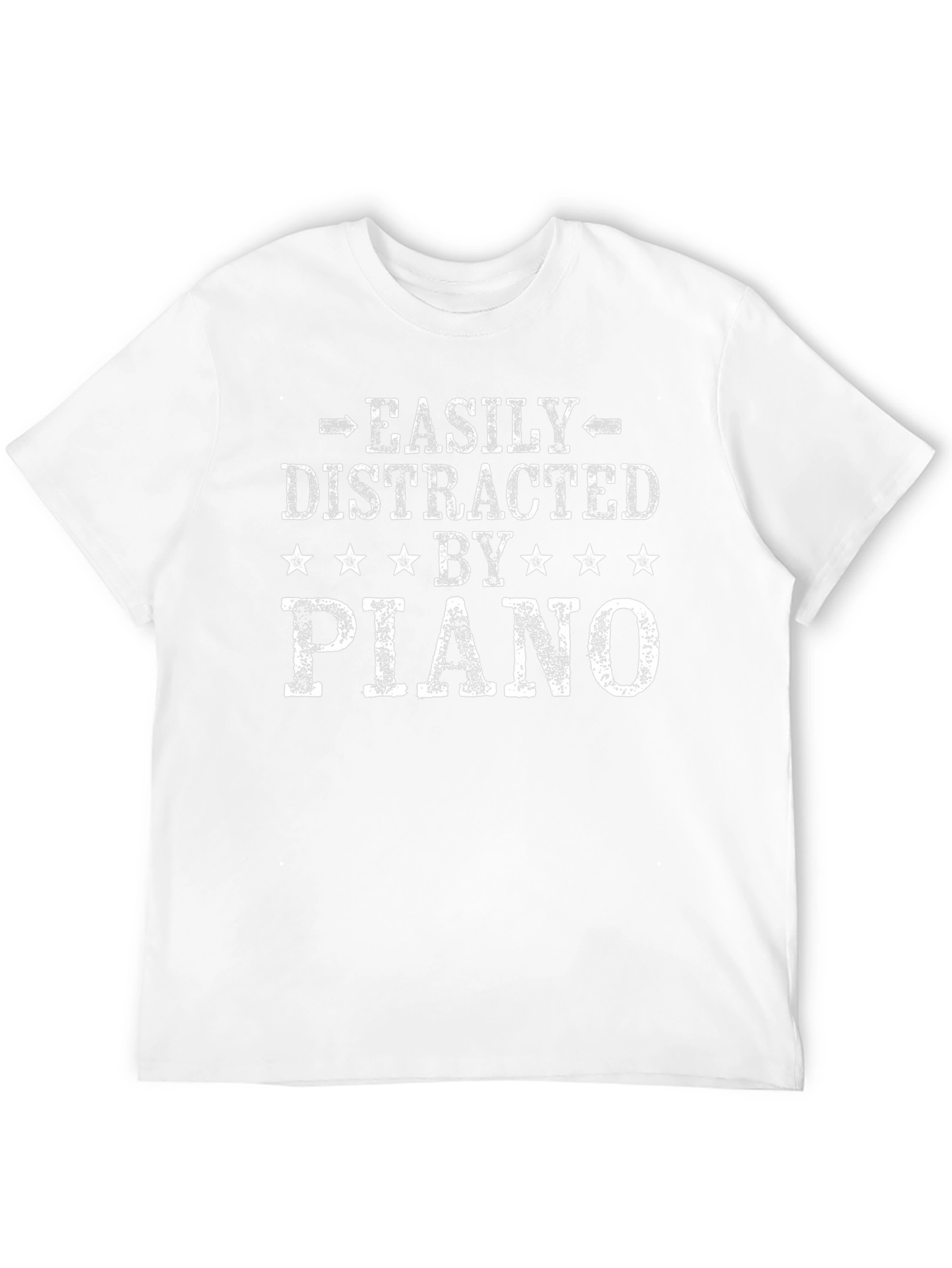 Easily Distracted By Piano T-Shirt - Musician Tee