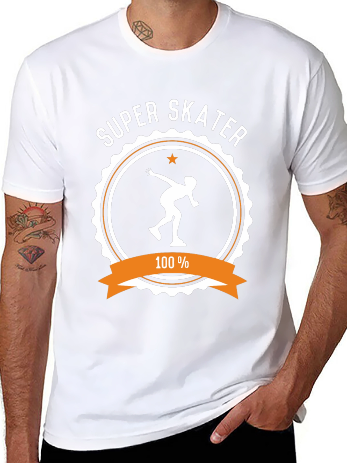 Super Skater 100% Cotton Graphic Tee