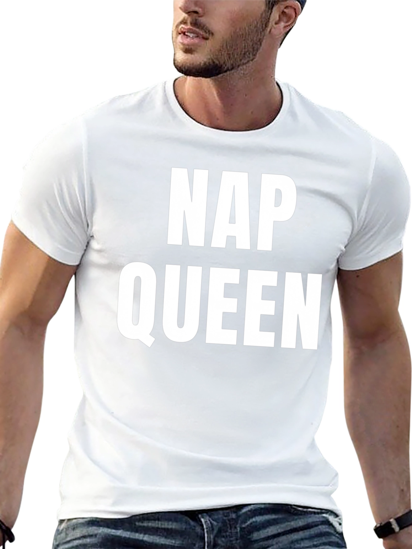 Nap Queen T-Shirt - Black Cotton Tee