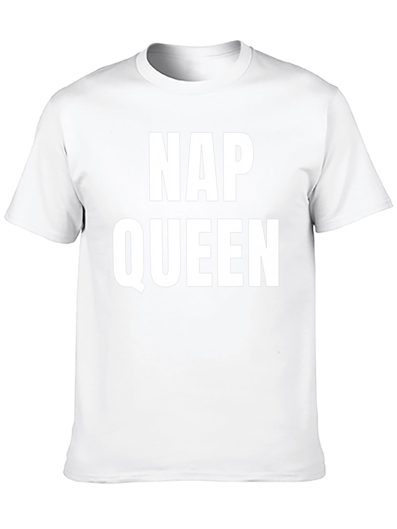 Nap Queen T-Shirt - Black Cotton Tee