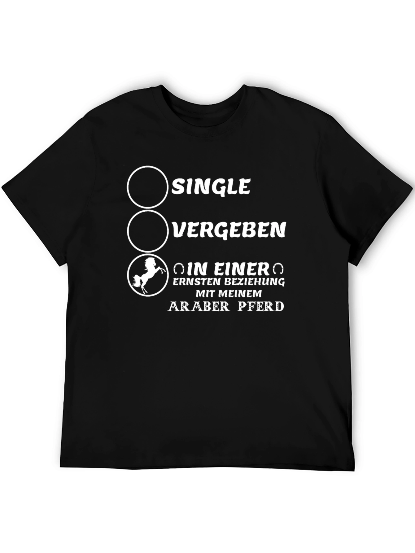 Single Taken Araber Pferd T-Shirt