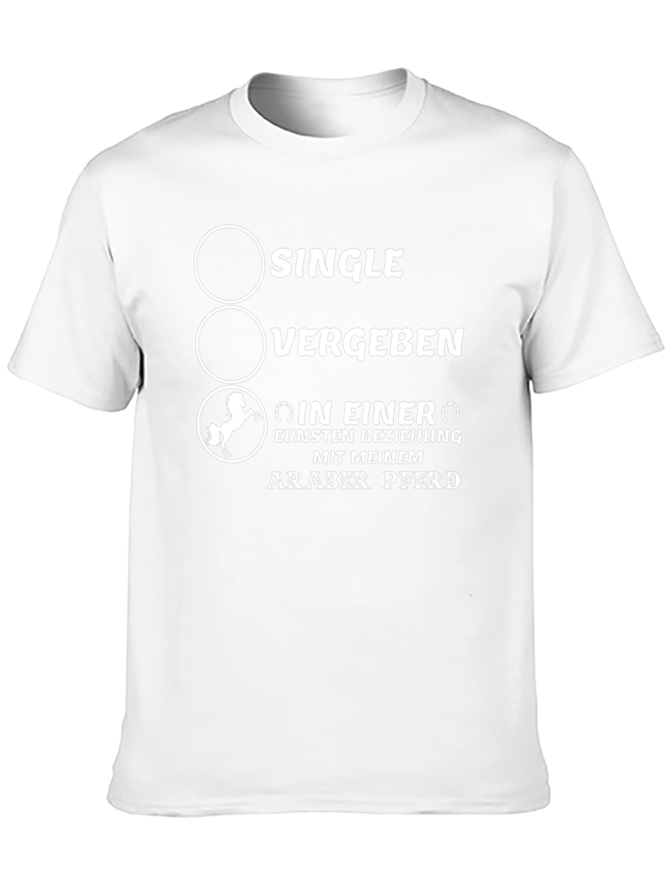 Single Taken Araber Pferd T-Shirt