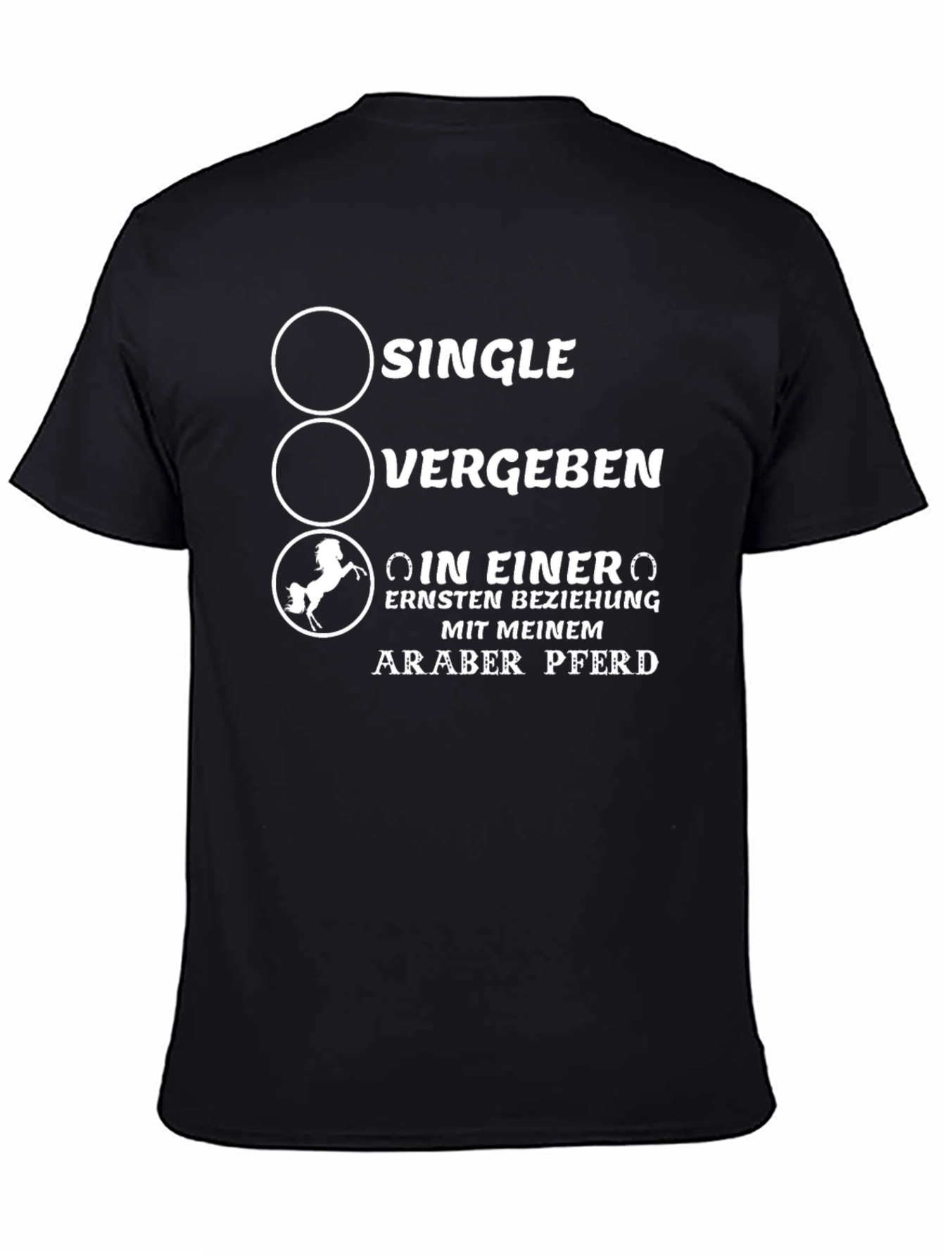 Single Taken Araber Pferd T-Shirt