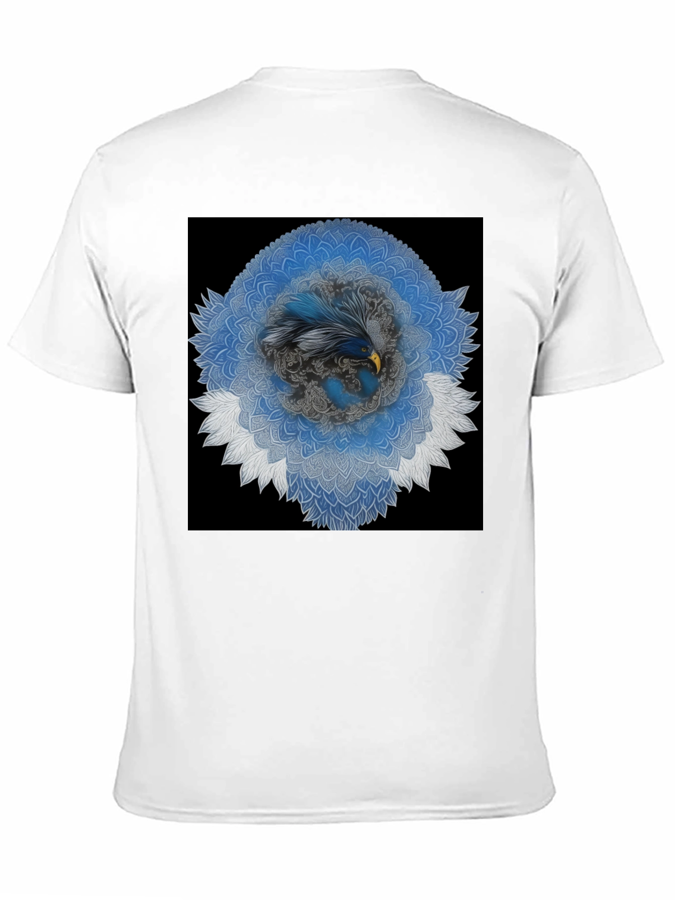 Eagle Mandala Graphic Tee - Modern Black T-Shirt