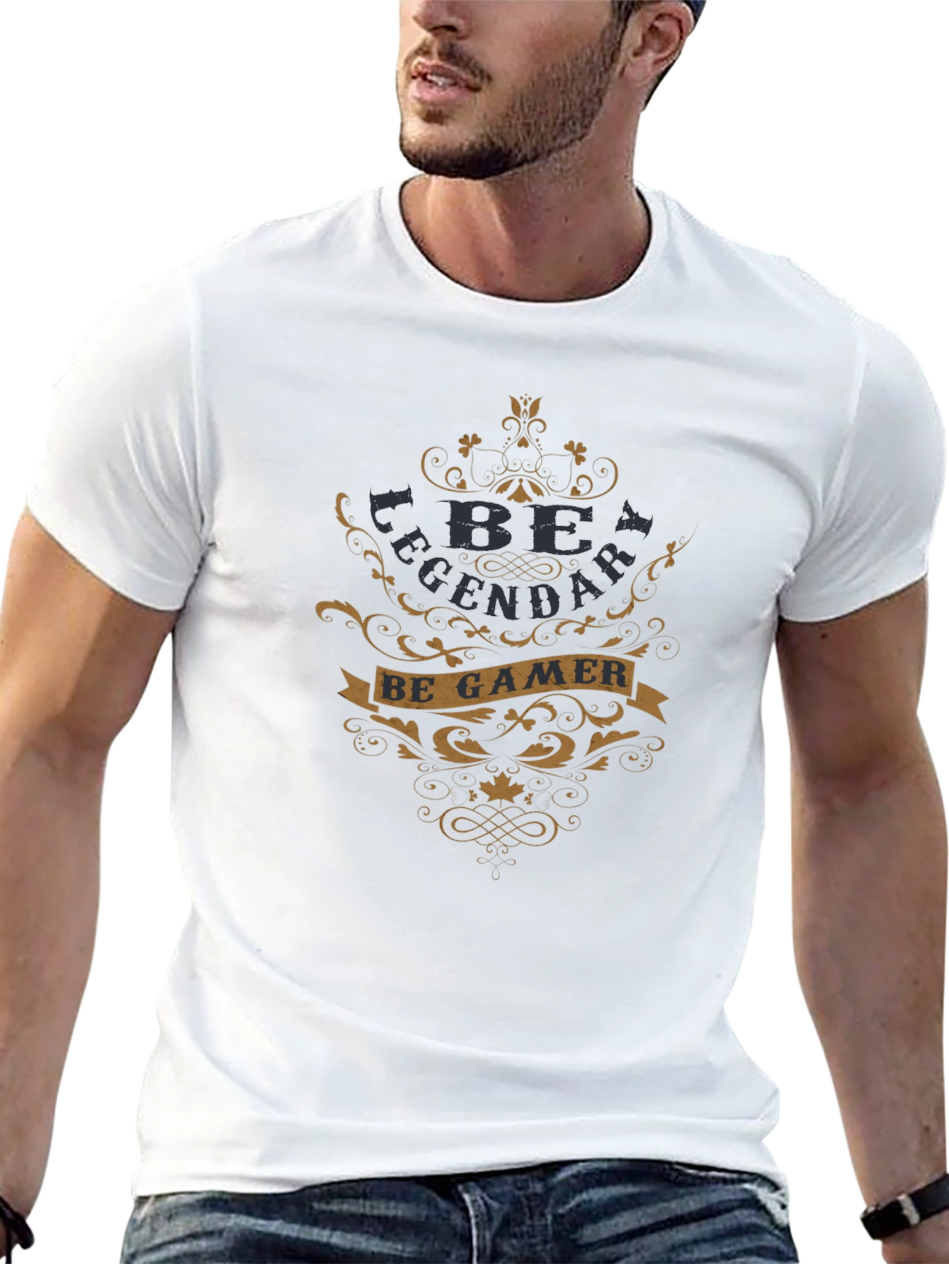Be Legendary Be Gamer Black T-Shirt
