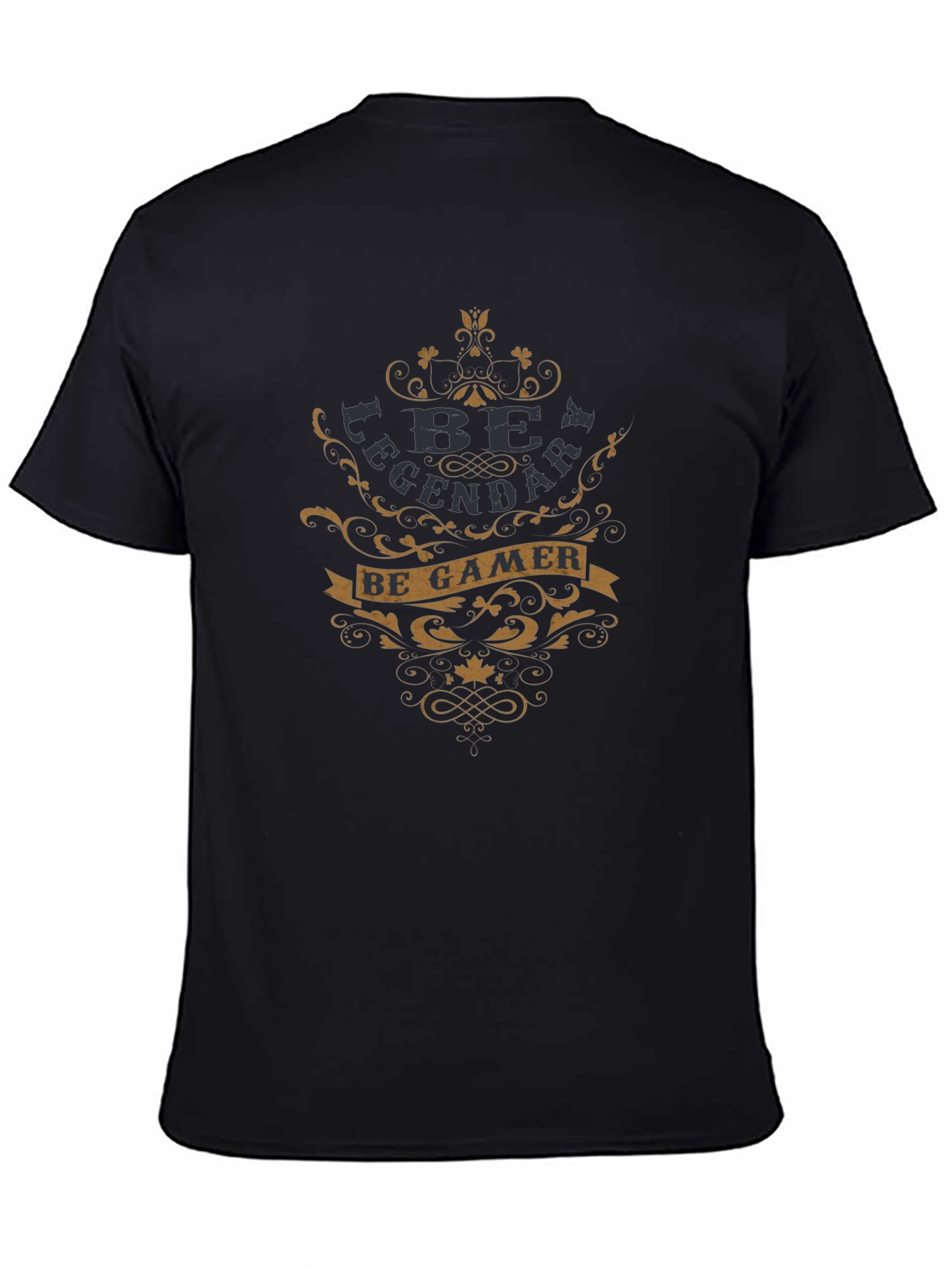 Be Legendary Be Gamer Black T-Shirt